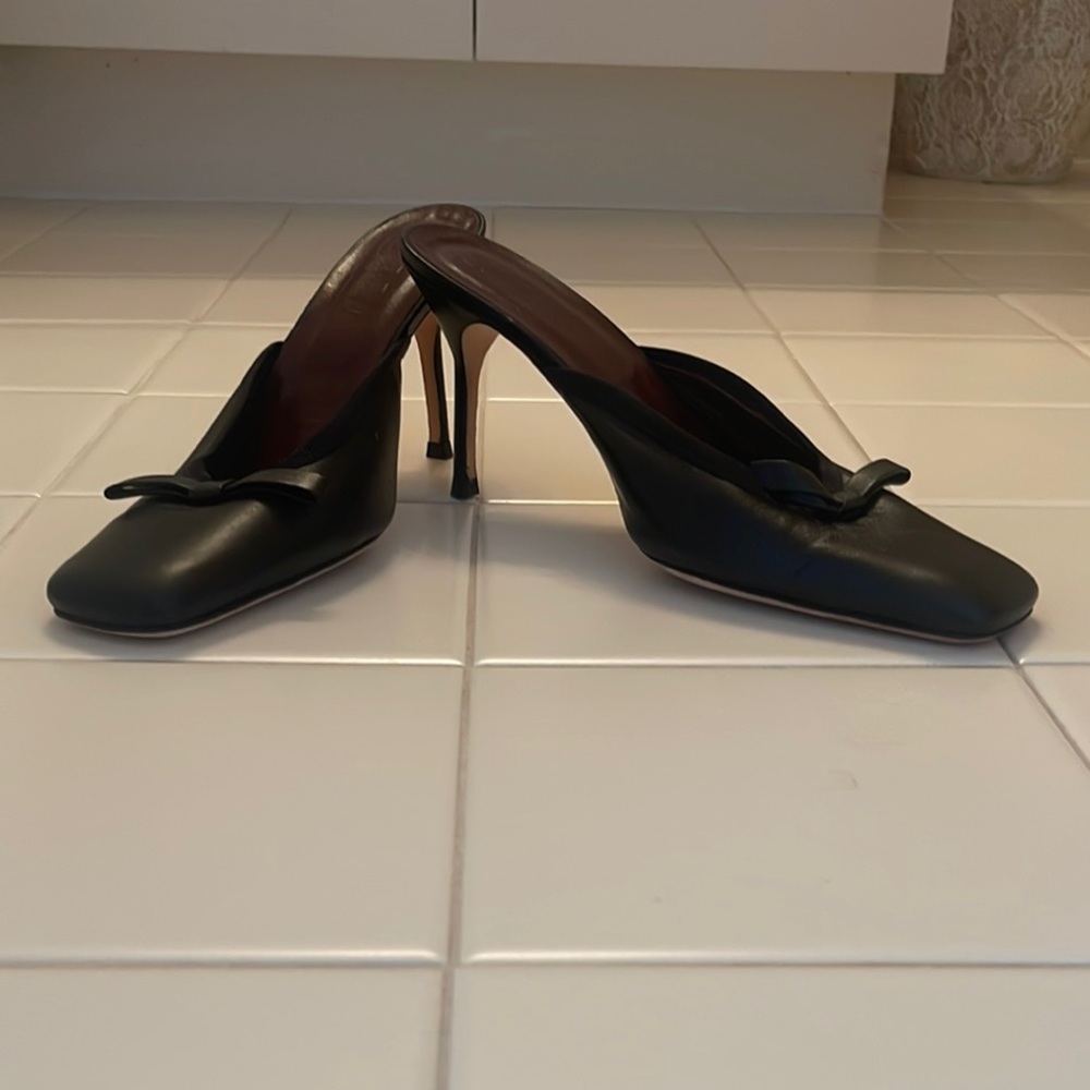 STAUD Katherine leather heels